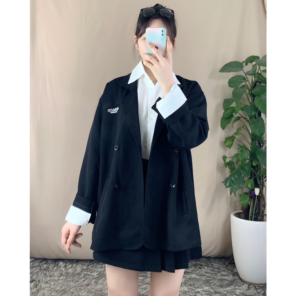 Áo Blazer nữ dáng rộng dài tay 5574 | BigBuy360 - bigbuy360.vn