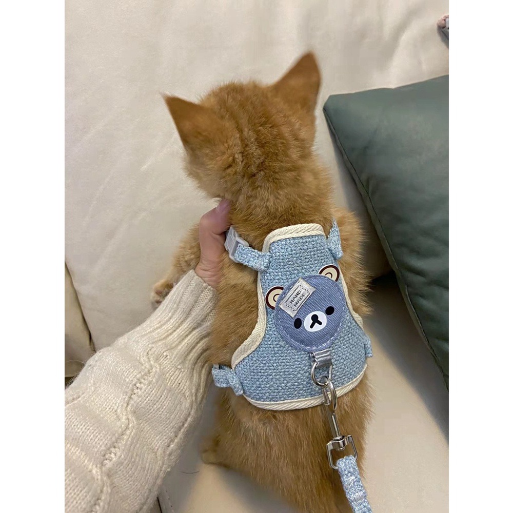 Dây Dắt Thú Cưng Hình Gấu Dễ Thương Dài 1M