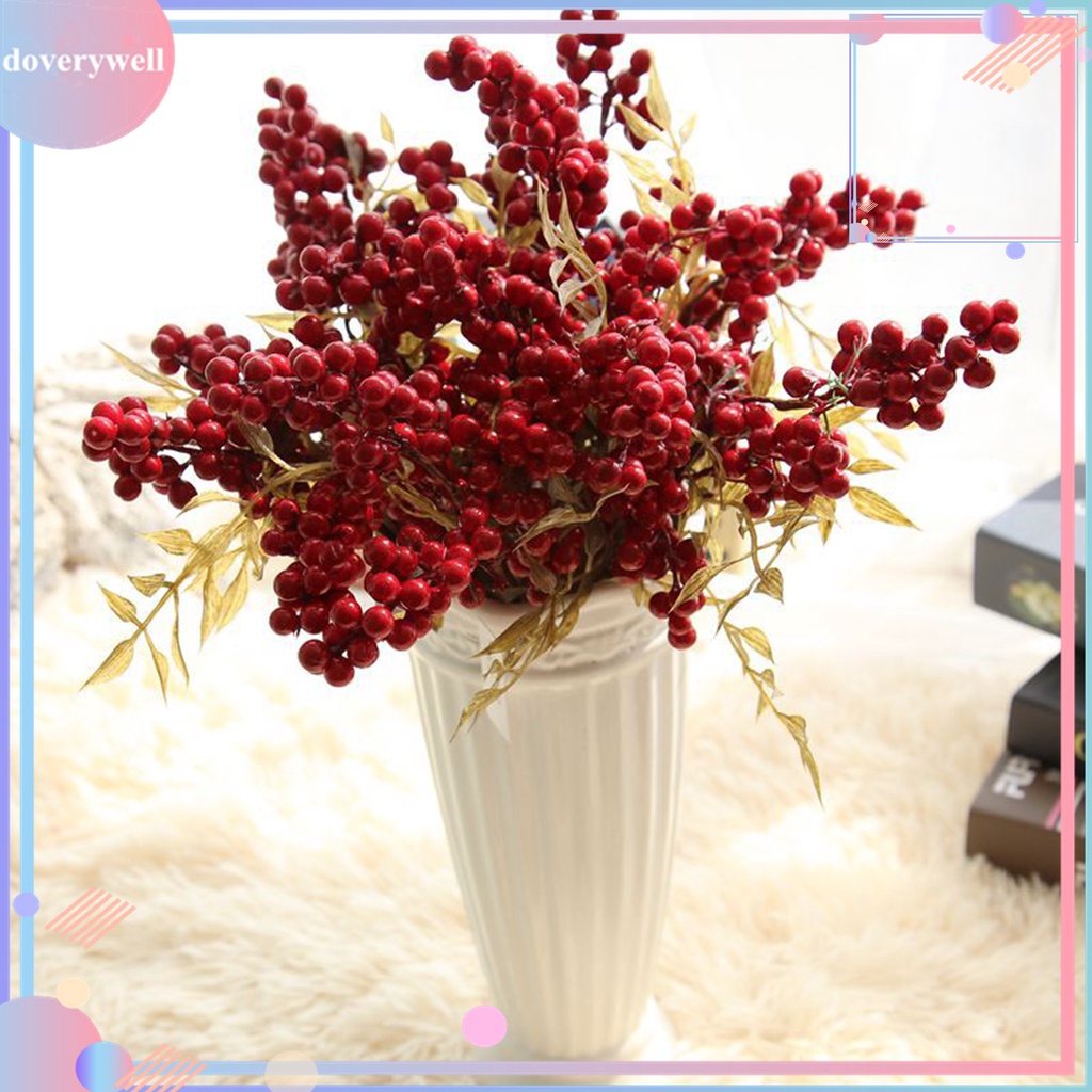 1 Nhánh Quả Mọng Nhân Tạo Bằng Polystyrene Styrofoam Trang Trí Tiệc Cưới