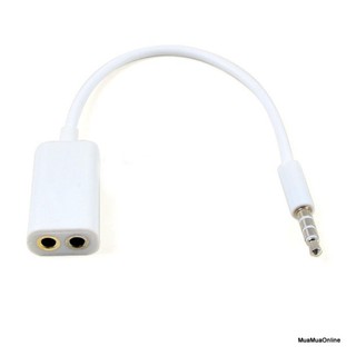Cáp Chia Cổng Âm Thanh Jack 3.5Mm Từ 1 Ra 2