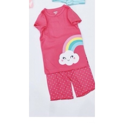 Bộ Đồ Carter Cotton 100% Cho Bé Gái