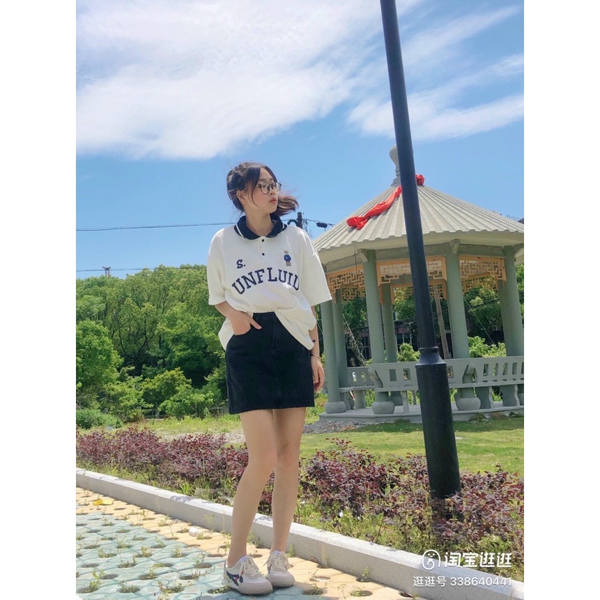 Áo Phông UNFLUID Polo Cổ Bẻ Nam Nữ UNISEX Phong Cách Trẻ Trung Hàn Quốc
