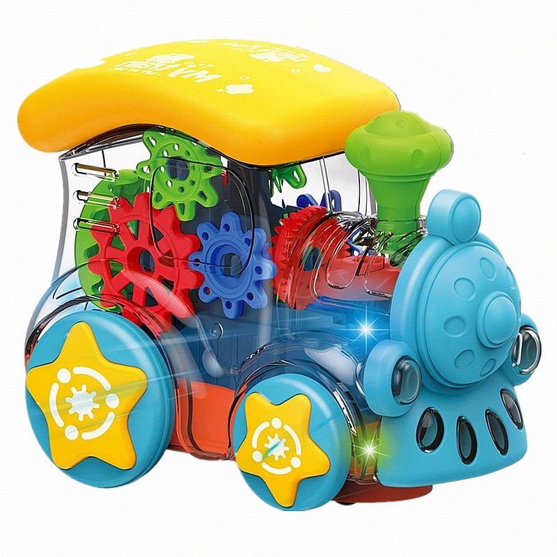 Tàu lửa dùng pin phát sáng dạng trong suốt