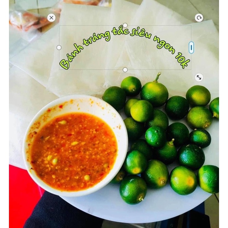 Bánh tráng tắc bonbon