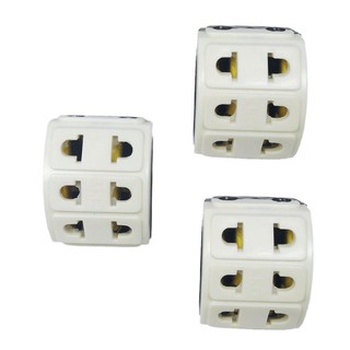 PHÍCH CẮM 1 chân CHIA 3, RA 5