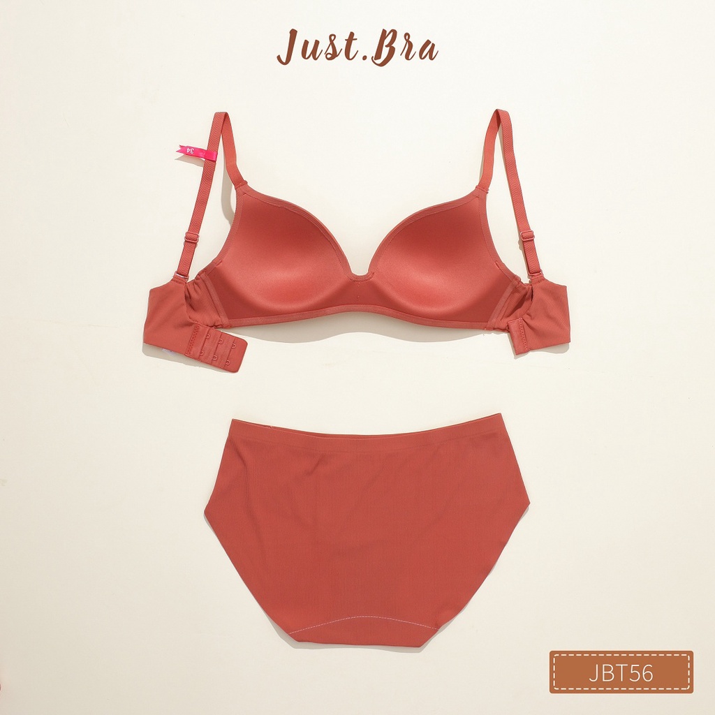 Bộ đồ lót nữ Just Bra cotton dệt kim mềm mịn thoáng mát JBT56