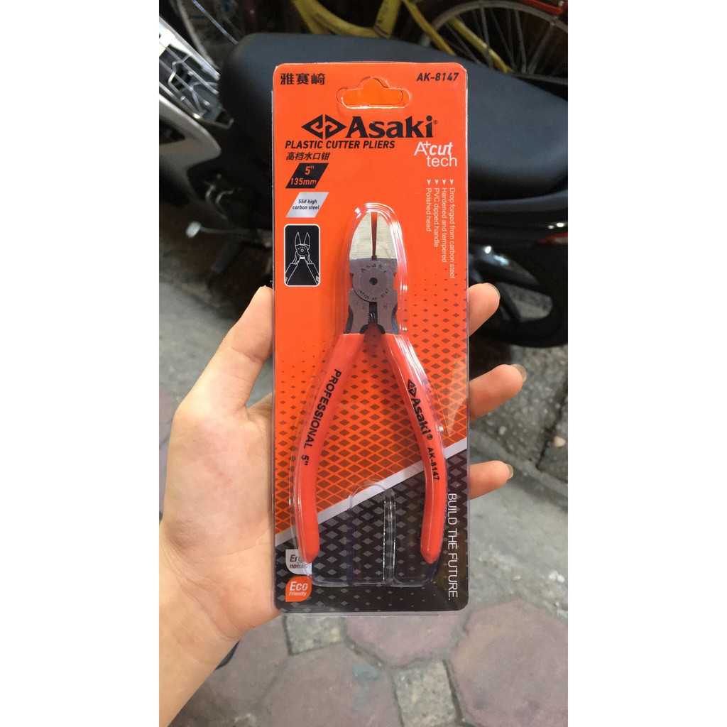 Kìm Cắt Asaki AK-8147 5'' 135mm Made In Japan
