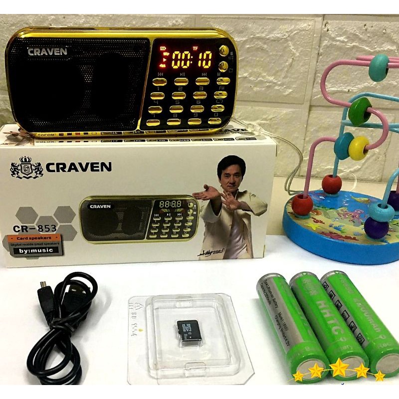 LOA TẮM NGÔN NGỮ CARAVEN 835 3 PIN + THẺ 8G+ ĐẦU ĐỌC+ ĐÂY SẠC