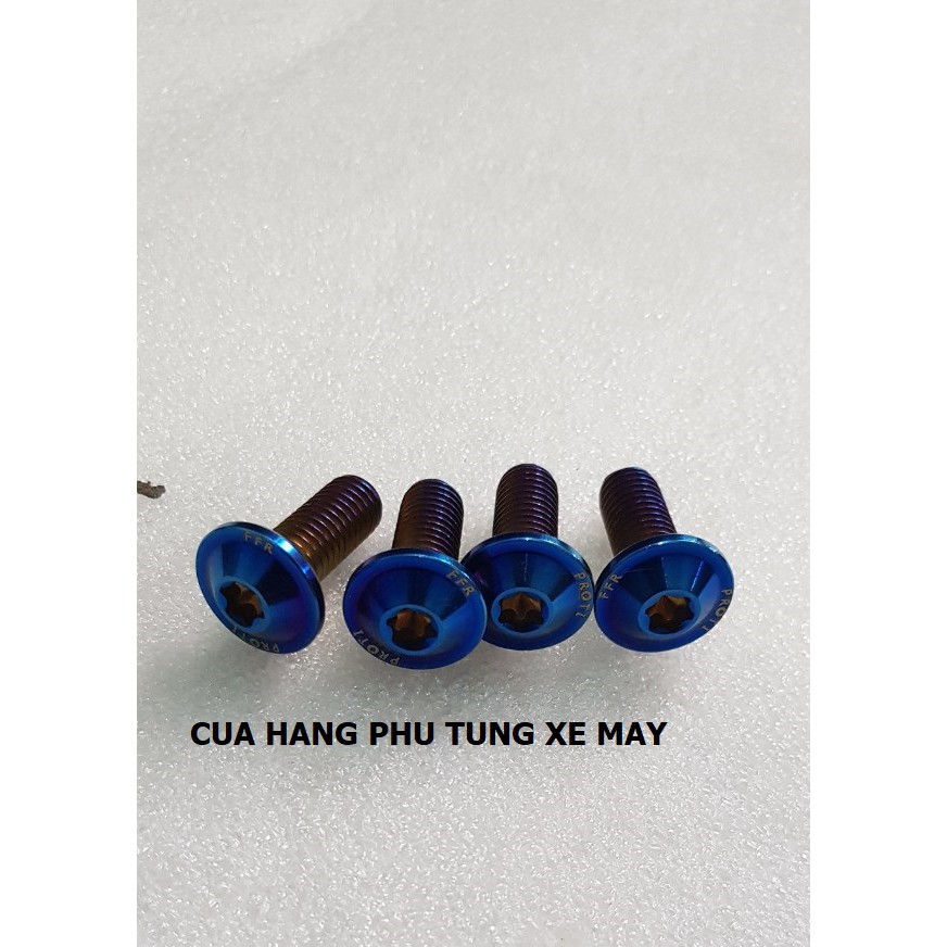 Bộ 4 ốc gắn đĩa PROTI TITAN gắn các loại xe