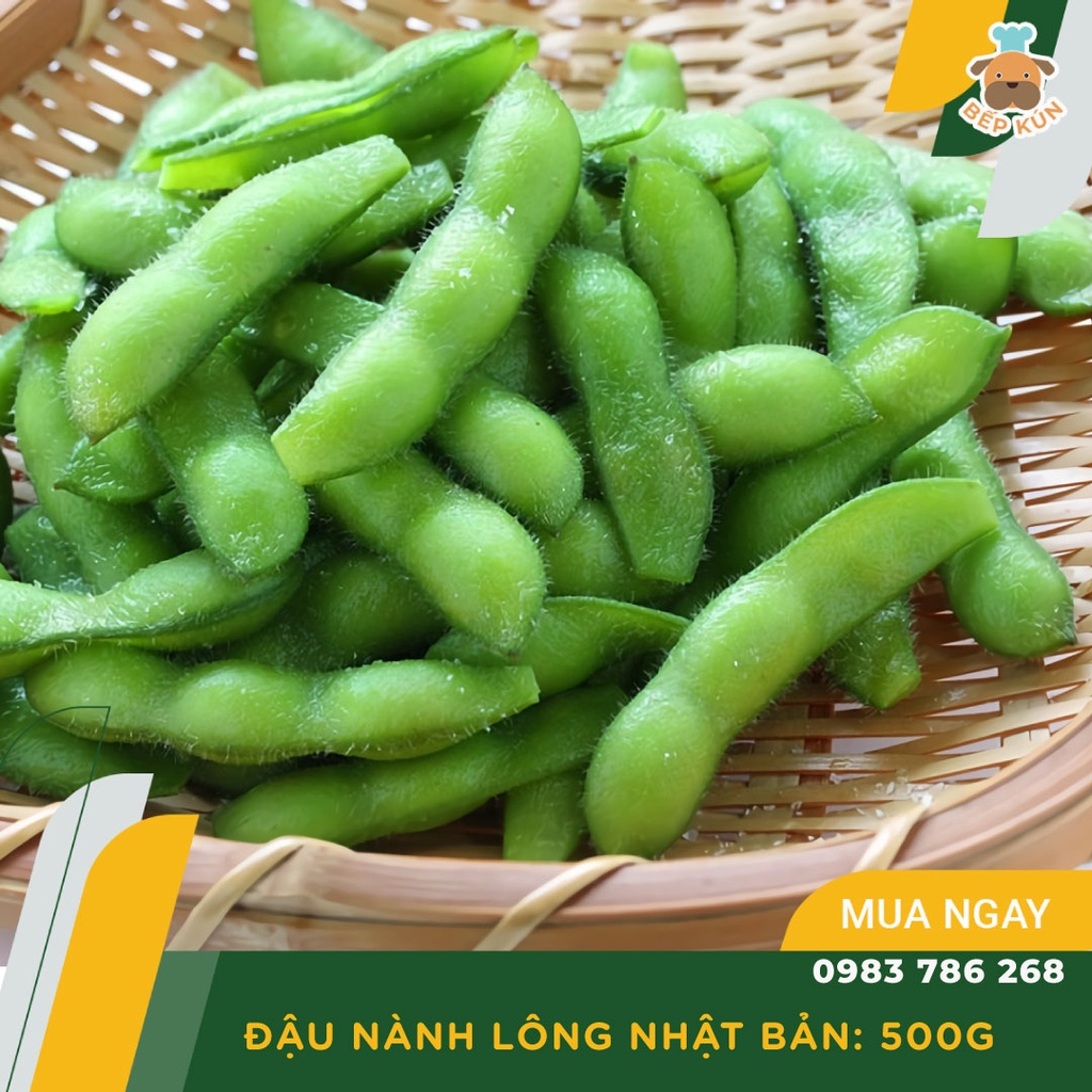 Đậu Nành Lông Nhật Bản Túi 500gam