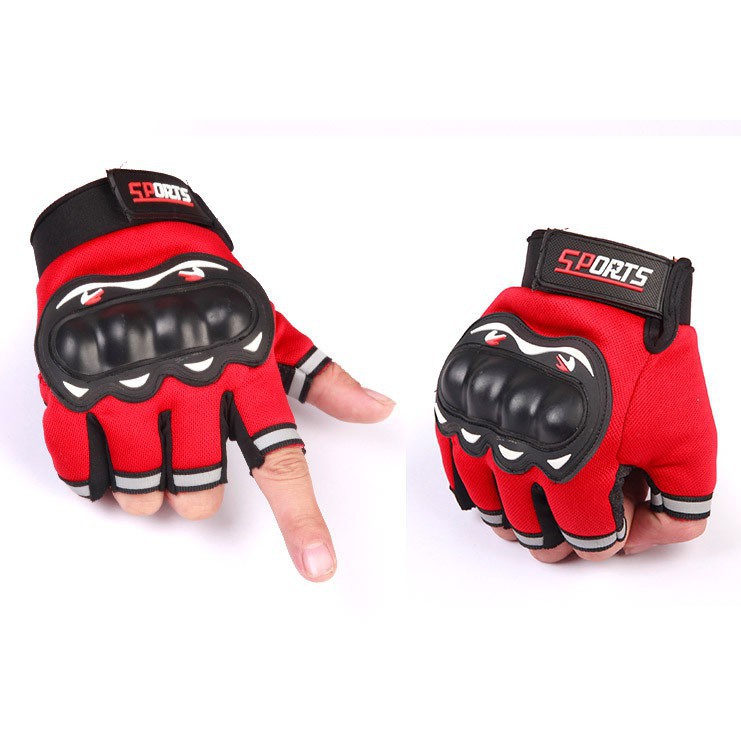 Găng Tay Sports phươt, tập gym, thể thao đa năng Dành Cho Phượt Thủ (Hở Ngón) - BUMSHOP79