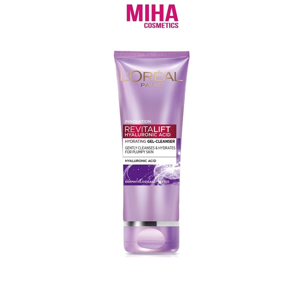 Sữa Rửa Mặt Cấp Ẩm Và Căng Mịn Da L'Oreal Revitalift Hyaluronic Acid Hydrating Gel-Cleanser 100ml