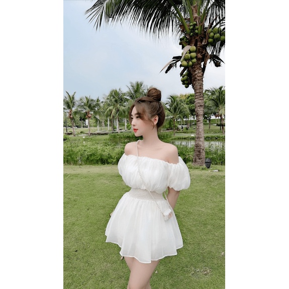 (MẪU MỚI) SÉT VÁY TƠ XỐP TRỄ VAI CHÂN VÁY KÈM LÓT TIỂU THƯ CÔNG CHÚA PU HHP