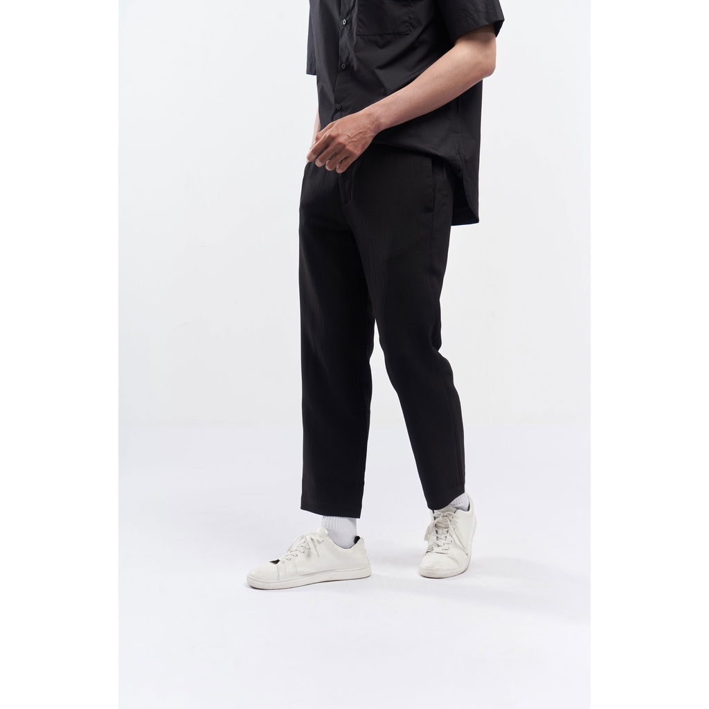 Quần Kaki Nam Polyester Form Straight Crop - Routine 10F21PCA006
