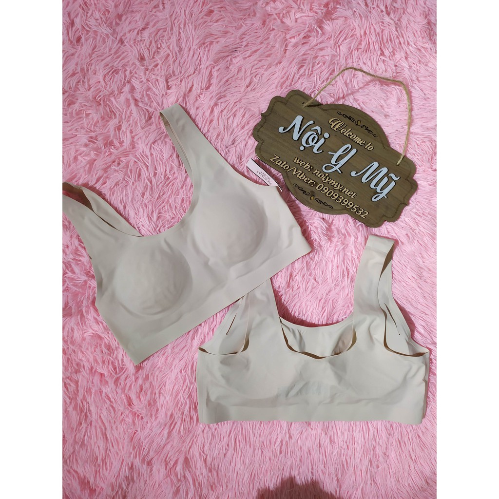 Áo lót Victoria's Secret không viền không gọng không nâng màu da nhạt size S M
