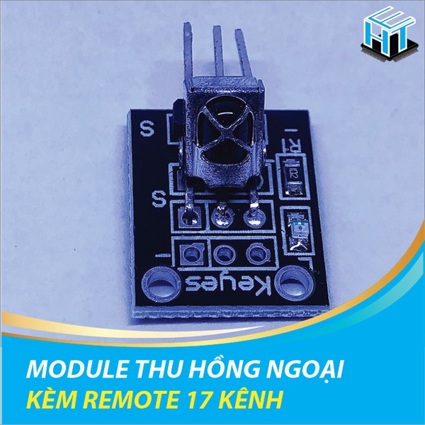 Module thu hồng ngoại kèm remote 17 kênh