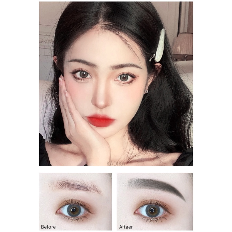 Chì Kẻ Lông Mày Hai Đầu Không Thấm Nước Và Mồ Hôi Chống Nhòe Dễ Lên Màu