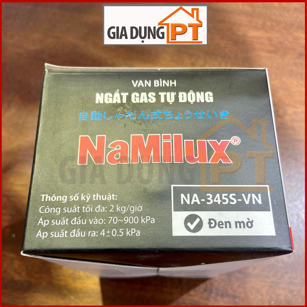 Van an toàn ngắt gas tự động Namilux NA-345S, bảo hiểm trách nhiệm sản phẩm lên đến 1,5 tỷ