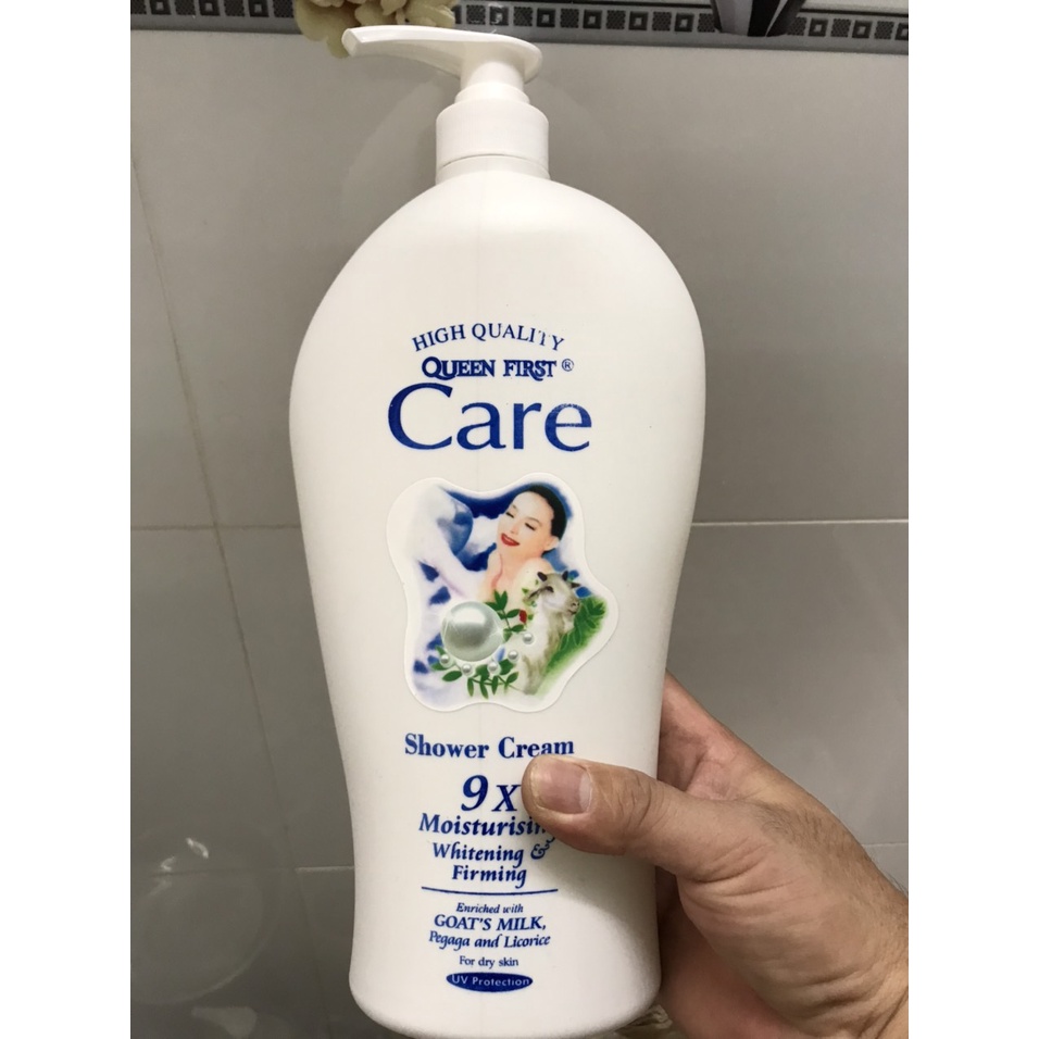 COMBO 2 Chai Sữa Tắm Dê White Care 9X 1200ml Sáng Mịn Hơn Thơm Lâu Hơn