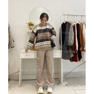 Áo len thổ cẩm - ảnh thật
