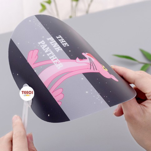 &lt;Video Review&gt;Quạt Nhựa Tròn Cầm Tay Mini In Hình Siêu Cute Có Thể Tháo Rời Gọn Gàng T072