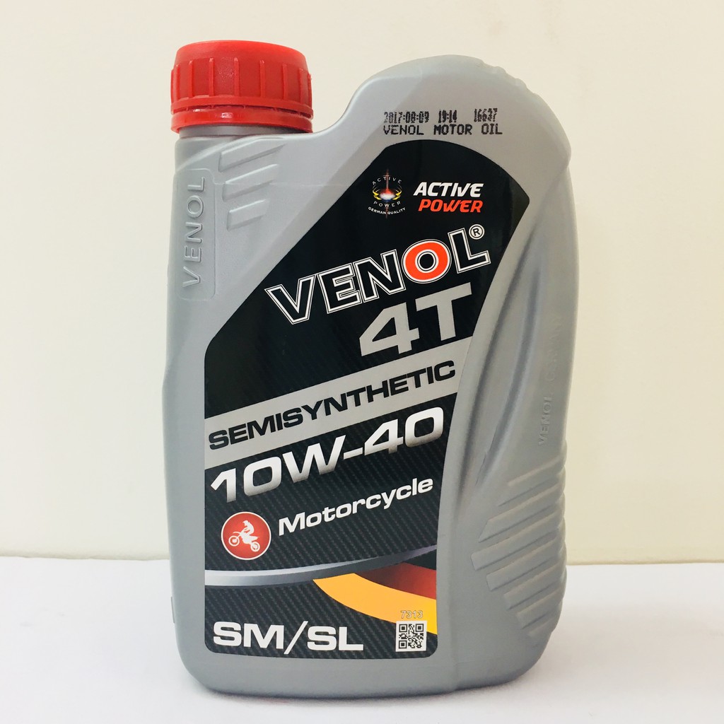 NHỚT VENOL xe số 4T 10W-40 800ML