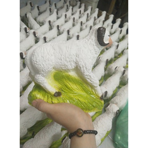 Tượng Cừu Lớn Thạch Cao