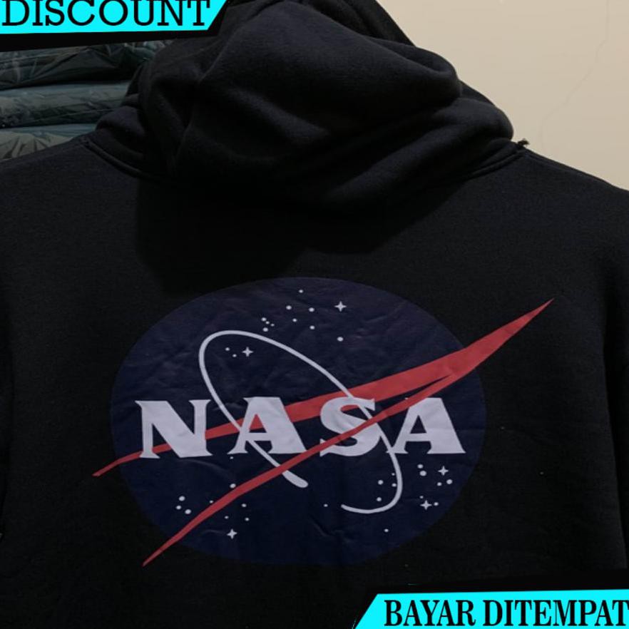 Áo Hoodie H & M Nasa Global Black Ha5733