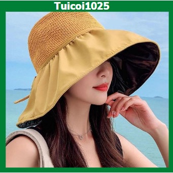 NÓN, MŨ ĐI BIỂN VÀNH TO CHE NẮNG THỜI TRANG