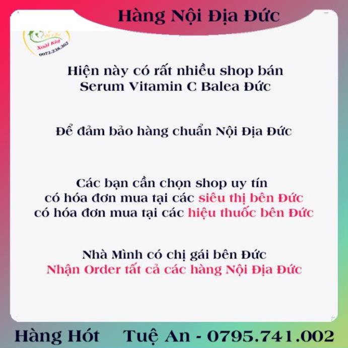 Serum Vitamin C sáng da, mờ thâm, chống lão hoá và nếp nhăn Balea Đức   .