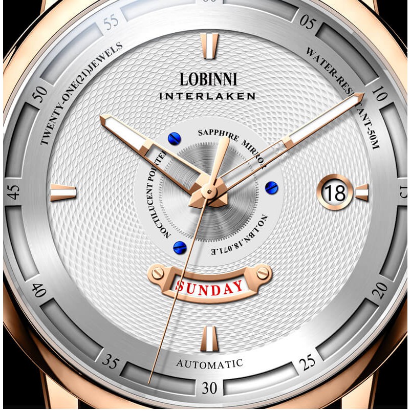Đồng hồ nam chính hãng LOBINNI L18071-5