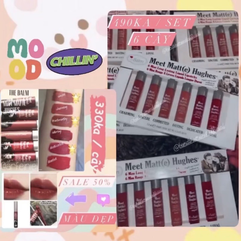 SON KEM MINI THE BALM MEET MATT HUGHES