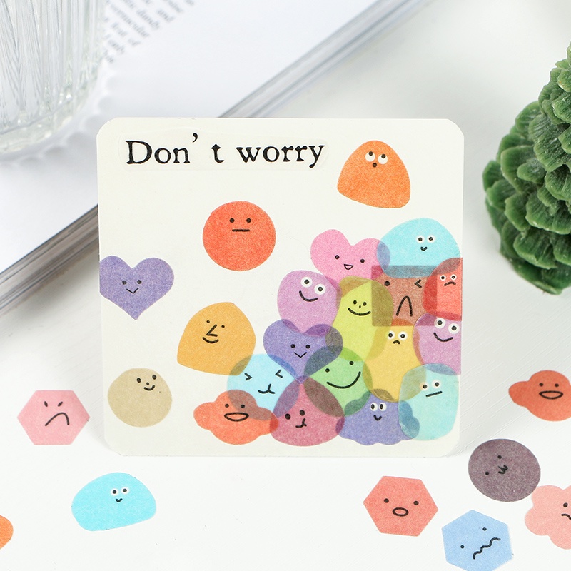 [Hàng mới về] Túi Sticker Hàn quốc nhiều hình dán trang trí sổ tay