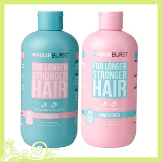 Set gội xả HAIRBURST kích thích tóc mọc dài hơn chắc khỏe hơn 350ml/chai