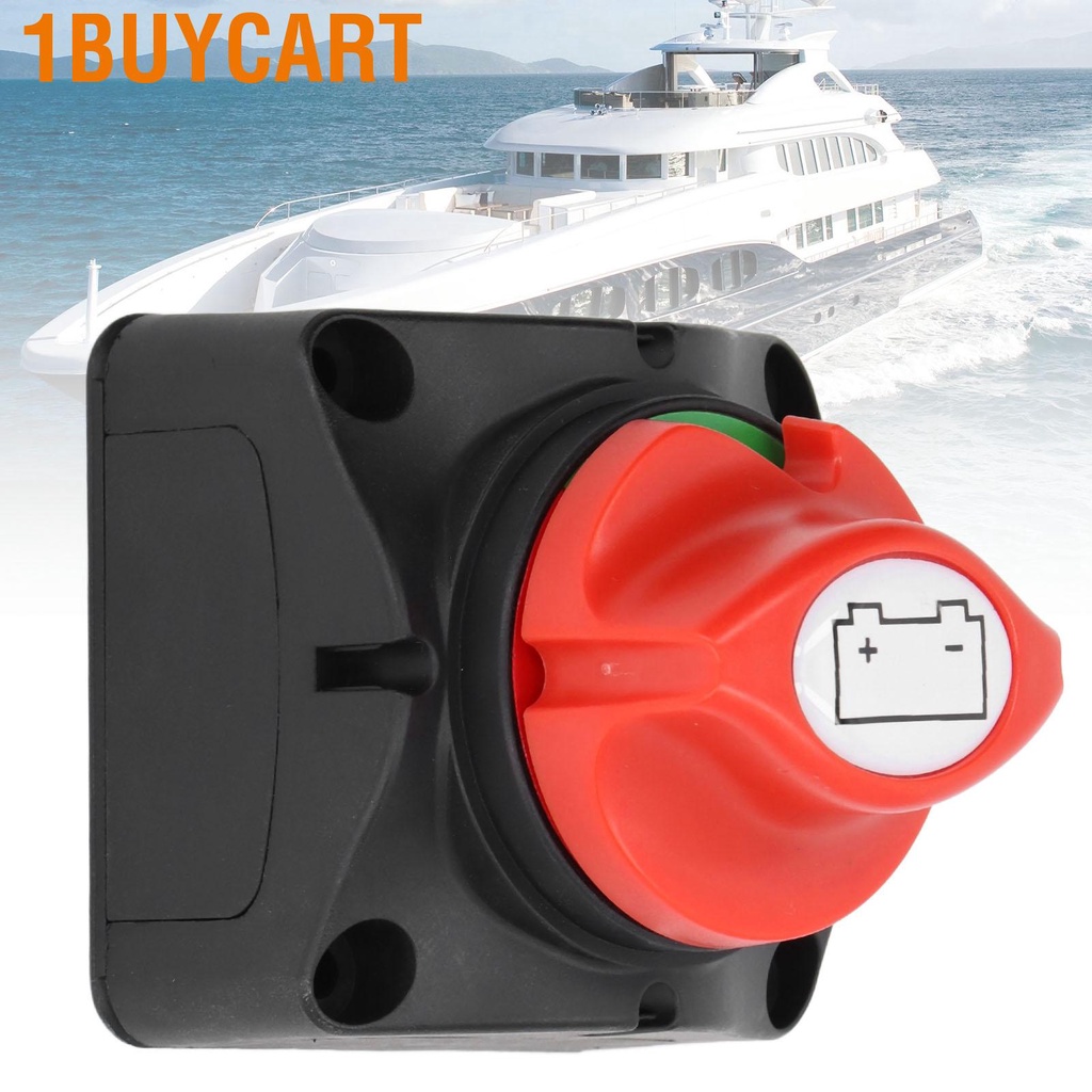 Công tắc ắc quy bật/ tắt 2 vị trí ngắt điện 12‑36V 275A dành cho xe hơi RV ATV tàu thuyền