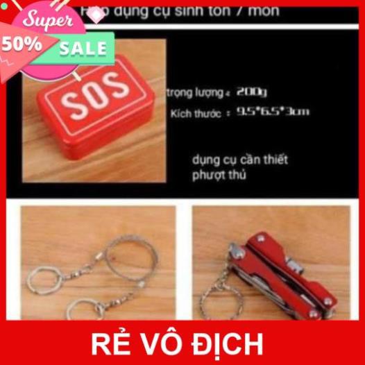 Bộ Dụng Cụ Sinh Tồn Sos 6 Món