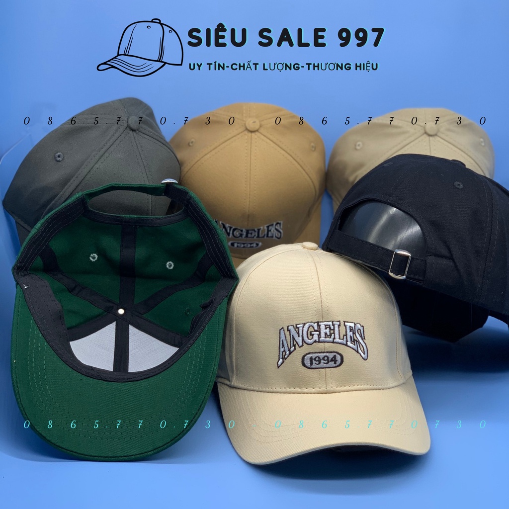 NÓN KẾT NAM NỮ THÊU ANGELES 1994 MẪU MỠI HOT THỜI TRANG SIÊU ĐẸP UNISEX FORM ĐẸP