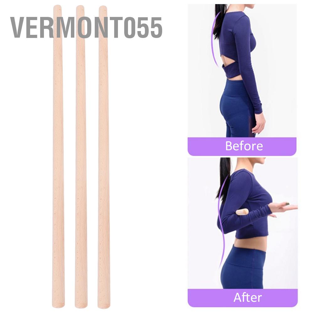 Có thể bán buôn 3 Cái Mở Vai Lưng Gậy Chống Gù Tập Thể Dục Hình Hỗ Trợ Yoga 2x70cm Vermont055 Hàng giao ngay