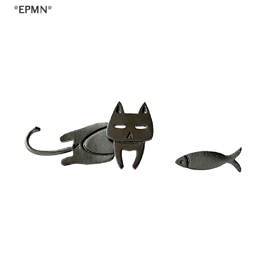 Khuyên Tai Hình Cá Chép HWETR Không Đối Xứng Đơn Giản Cá Tính Cho Nữ