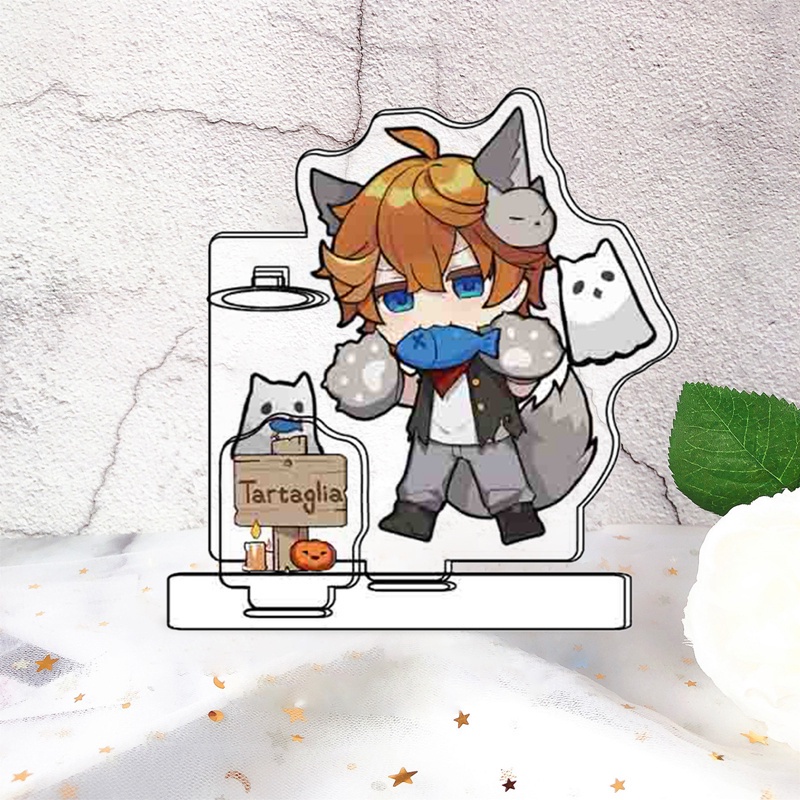 Giá đỡ bút bằng acrylic hình nhân vật anime kích thước 8cm