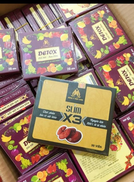 Giảm Cân Đông Y Mộc Linh X3 - 30viên/1hộp (Tặng kèm 1hộp detox ban đêm) | BigBuy360 - bigbuy360.vn