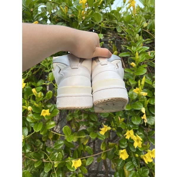 GIÀY 2HAND REAL ADIDAS  FORUM MID WHITE NỮ SIZE 39~24,5cm