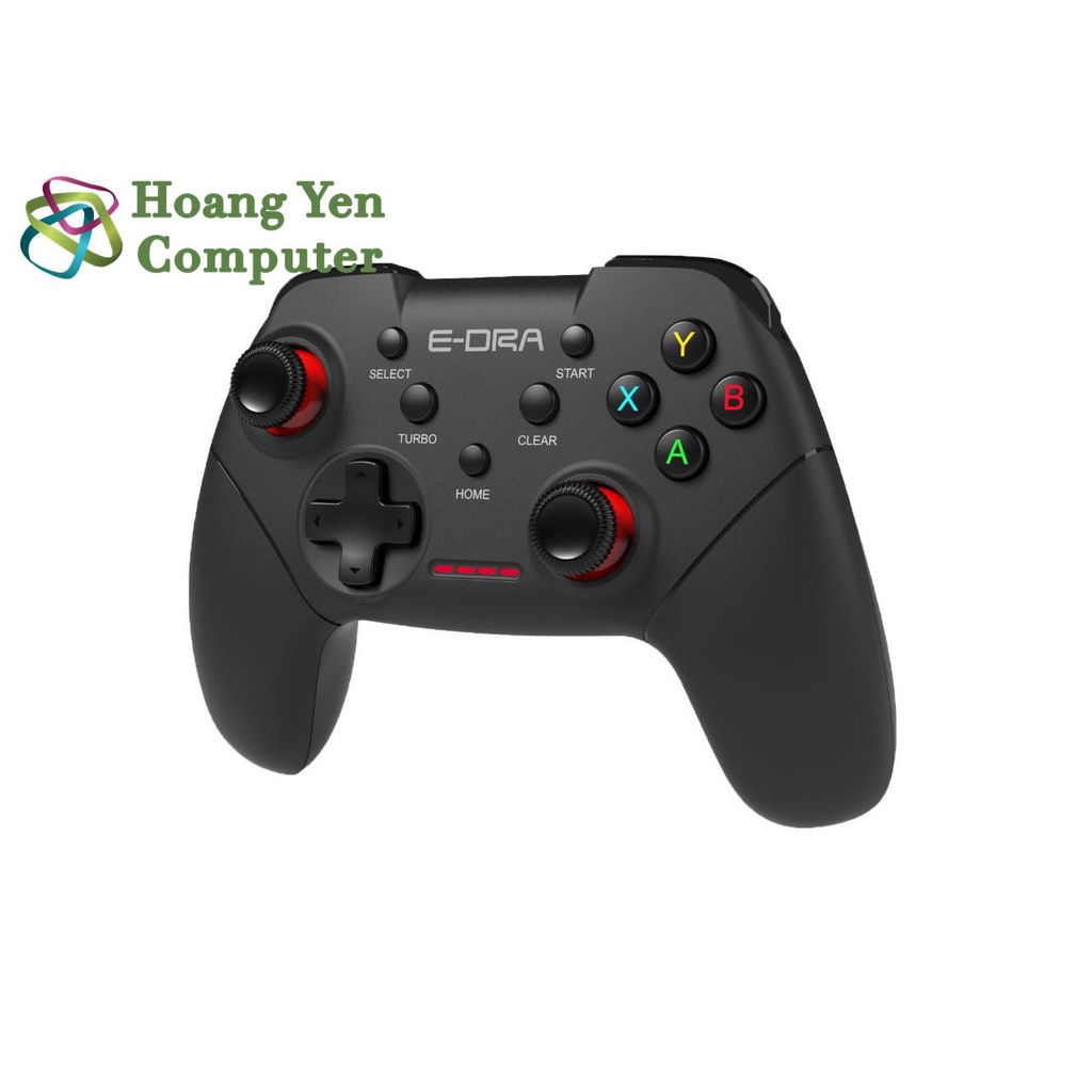 Tay Cầm Chơi Game Không Dây E-dra EGP7601 EGP7602 Wireless 2.4Ghz - BH 2 Năm Chính Hãng - Hoàng Yến Computer