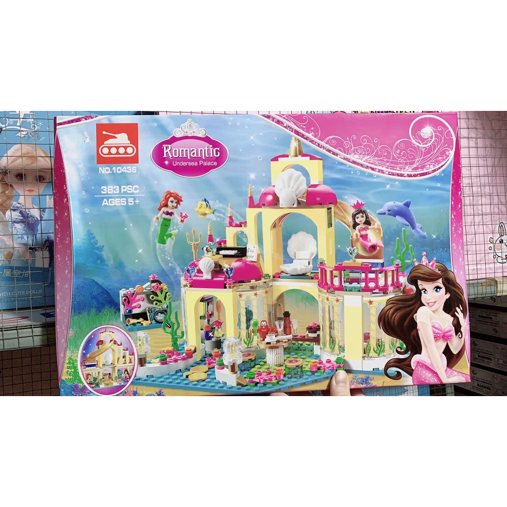 Bộ Đồ Chơi Lắp Ráp Mô Hình Lâu Đài Của Mỹ Nhân Ngư