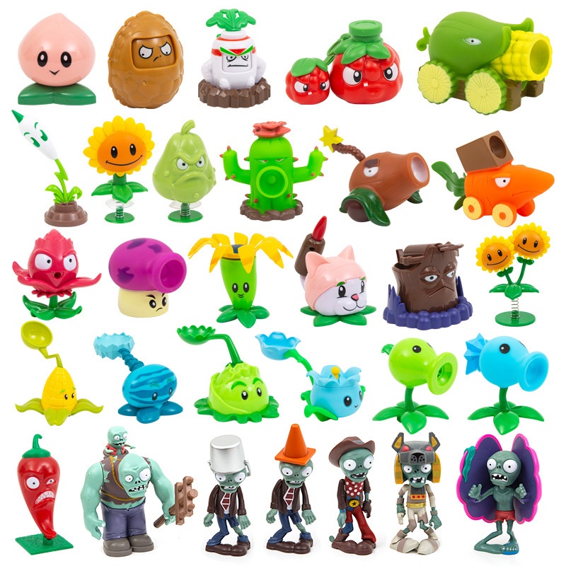 Mô hình đồ chơi Plants vs. Zombies bằng nhựa cứng mềm