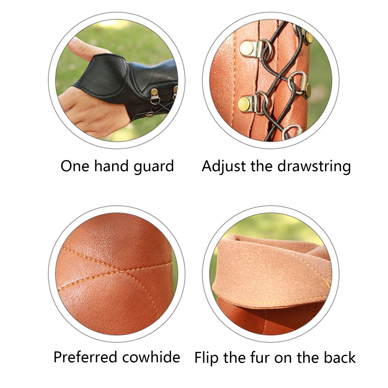 Găng Tay Bảo Vệ Cánh Tay Khi Chơi Bắn Cung Truyền Thống