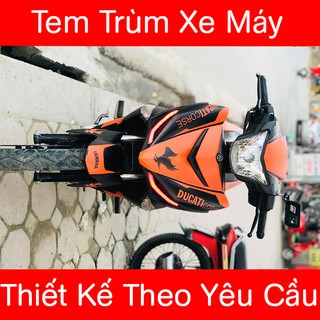 Tem Trùm Exciter 150 Cam Đen Nhám