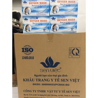 Khẩu trang y tế Sen Việt hộp 50 cái
