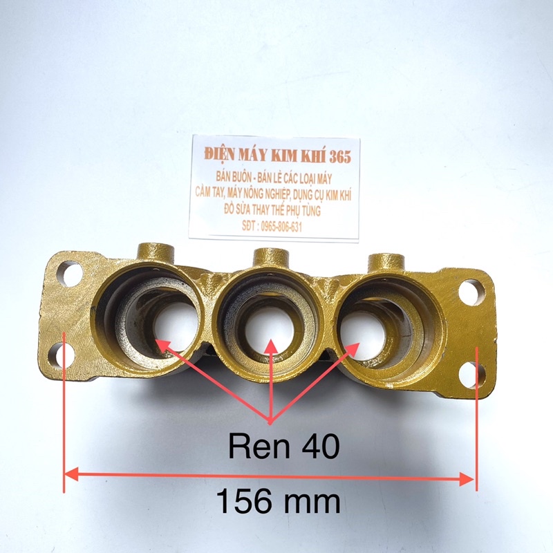 Phụ Kiện Đầu Bơm Máy Rửa Xe Chạy Dây Curoa 2 HP