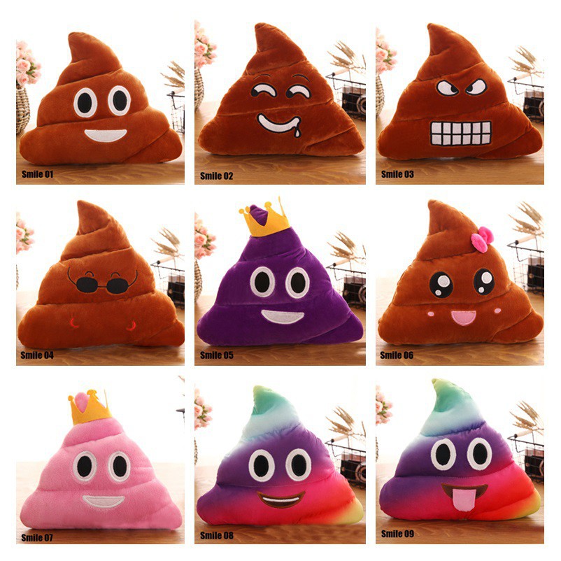 Gối Nhồi Bông Hình Emoji Sáng Tạo Dễ Thương